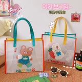 Transparent Jelly Bag Female Summer Travel Handbag