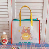 Transparent Jelly Bag Female Summer Travel Handbag