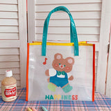 Transparent Jelly Bag Female Summer Travel Handbag