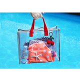 Transparent Jelly Beach Bag Large Capacity Shoulder Bag Waterproof Handbag