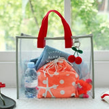 Transparent Jelly Beach Bag Large Capacity Shoulder Bag Waterproof Handbag