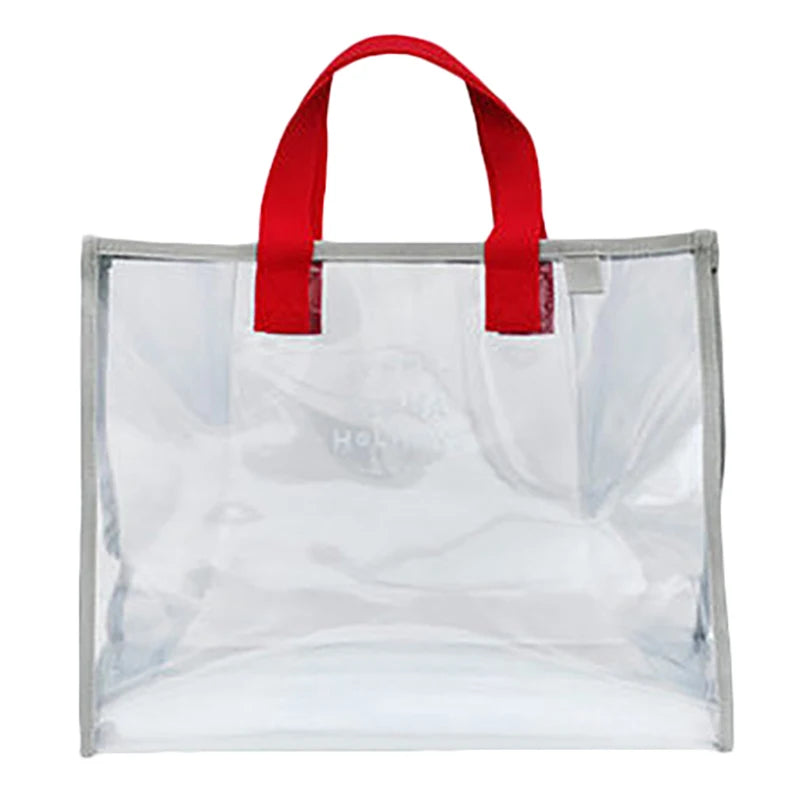 Transparent Jelly Beach Bag Large Capacity Shoulder Bag Waterproof Handbag