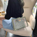Transparent Jelly Big Bag PVC Women's Handbag Chain Shoulder