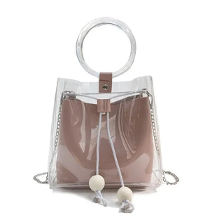 Transparent Jelly Mother Bag Big Bag Female Shoulder Bag