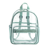 Clear PVC Backpack Transparent School Bags Men Women Shoulder Handbags Rucksack