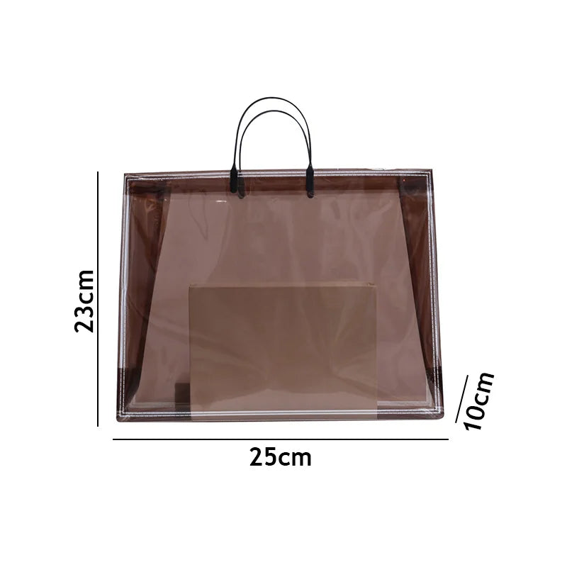 Transparent PVC Beach Bag Waterproof Large Capacity Shoulder Bag