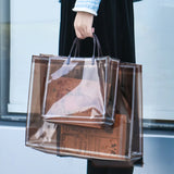 Transparent PVC Beach Bag Waterproof Large Capacity Shoulder Bag