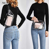 Clear PVC Fanny Pack Waterproof Waist Zipper Bag