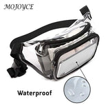 Clear PVC Fanny Pack Waterproof Waist Zipper Bag