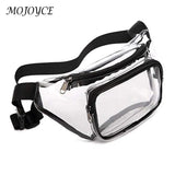 Clear PVC Fanny Pack Waterproof Waist Zipper Bag