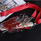 7-Pocket PVC Hair Scissors Bag Barber Pouch