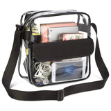 Transparent PVC Messenger Tote Bag for Ladies