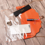 Clear PVC Messenger Crossbody Bag Women Summer Stadium Approved