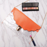Clear PVC Messenger Crossbody Bag Women Summer Stadium Approved