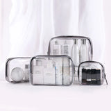 Transparent PVC Storage Bag Travel Cosmetic Toiletries Storage Bag
