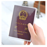 Transparent Passport Cover on Waterproof Document Bags
