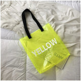 Transparent Shoulder Bag Jelly Bags For Women Handbags