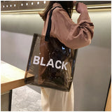 Transparent Shoulder Bag Jelly Bags For Women Handbags