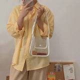 Transparent Shoulder Bags Women Underarm Mini Bag Summer All-match