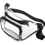 Transparent Soft Pvc Waist Bag Anti Splash Material Women'S Bag Chest Bag