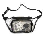 Transparent Soft Pvc Waist Bag Anti Splash Material Women'S Bag Chest Bag