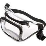Transparent Soft Pvc Waist Bag Anti Splash Material Women'S Bag Chest Bag