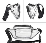 Transparent Soft Pvc Waist Bag Anti Splash Material Women'S Bag Chest Bag