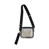 Transparent Square Chest Bag Japanese Satchel Couple Shoulder Bag