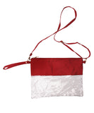 Multicolor Transparent Stadium Bag Clear Game Pouch Zipper Crossbody Wristlet