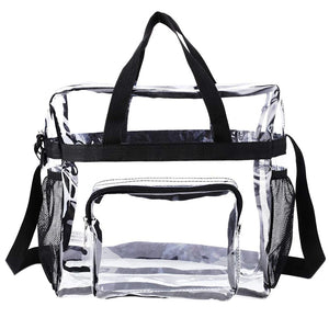 Clear Tote Bag for Stadium Security and Travel