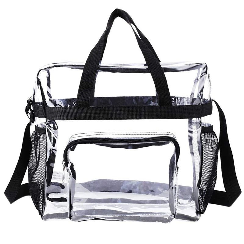 Clear Tote Bag for Stadium Security and Travel