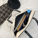 Transparent Tote bag Soft Leather Large Capacity Handbag