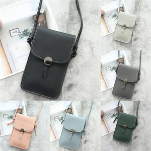 Retro Mobile Phone Bag Women Chain Messenger Bag Small Flap Bag