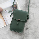 Retro Mini Shoulder Bag Women PU Chain Messenger Bag