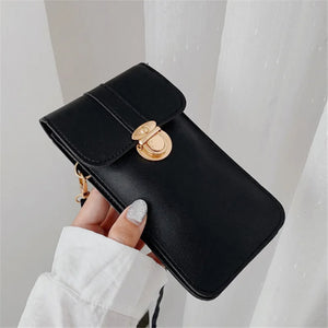 Retro Mobile Phone Bag Women Chain Messenger Bag Small Flap Bag