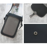Retro Mobile Phone Bag Women Chain Messenger Bag Small Flap Bag