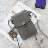 Transparent Touch Screen Retro Mobile Phone Bag Women PU Chain Messenger Bags Sm