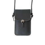 Transparent Touch Screen Retro Mobile Phone Bag Women PU Chain Messenger Bags Sm