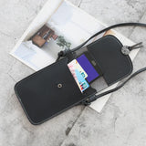 Transparent Touch Screen Retro Mobile Phone Bag Women PU Chain Messenger Bags Sm