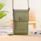 Vintage Style Phone Bag Women Chain Messenger Small Flap Bag