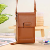 Vintage Style Phone Bag Women Chain Messenger Small Flap Bag