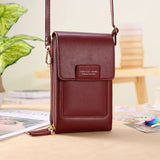 Vintage Style Phone Bag Women Chain Messenger Small Flap Bag