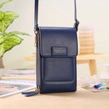 Vintage Style Phone Bag Women Chain Messenger Small Flap Bag
