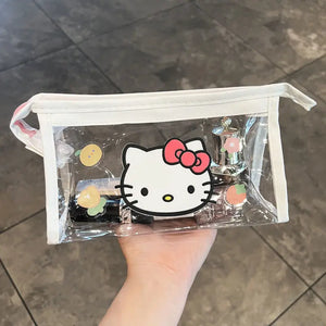 Transparent Waterproof Cosmetic Bag PVC Large Capacity Travel Wash