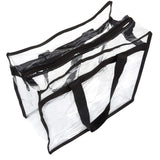 Clear Waterproof PVC Tote Bag Travel Beach Bag Reusable Shoulder Bag