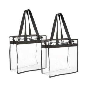 Clear Waterproof PVC Tote Bag Travel Beach Bag Reusable Shoulder Bag