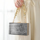 Transparent Wedding Clutch Jell Party Bag Acrylic Handbag