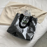 Transparent Jelly Bag Large Capacity Shopping Tote