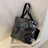 Transparent Jelly Bag Large Capacity Shopping Tote