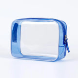 Transparent Women Travel Makeup Bags Clear Zipper Cosmetic Case